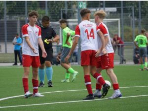 Read more about the article Neu formierte U15 gewinnt auch drittes Testspiel deutlich