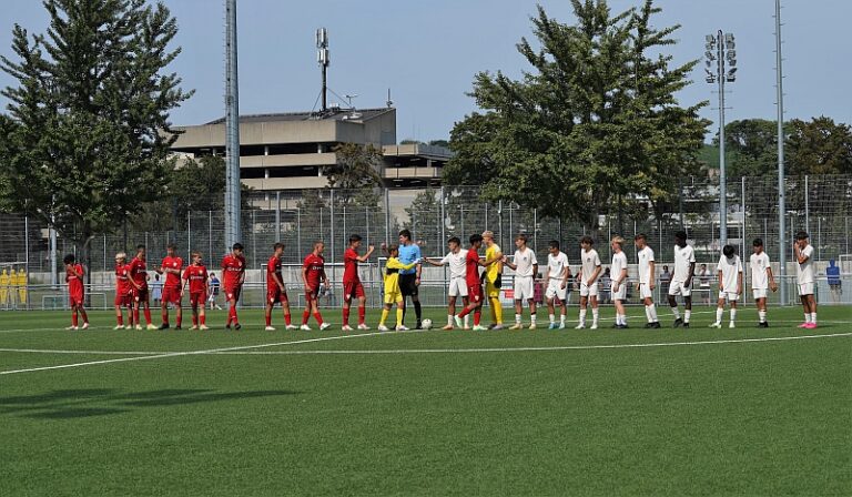 Read more about the article U15 setzt ihren Erfolgskurs auch bei einem der besten Nachwuchsleistungszentren Deutschlands fort